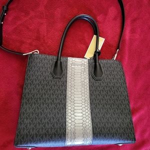 Michael Kors 30F7SM9T7V Studio Mercer LG Conv Tote Leather Bag BRAND NEW